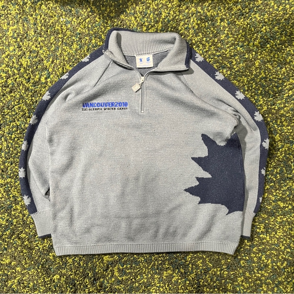 Kootenay Knitting Company Vancouver 2010 Olympics Zip Up Sweater (L)